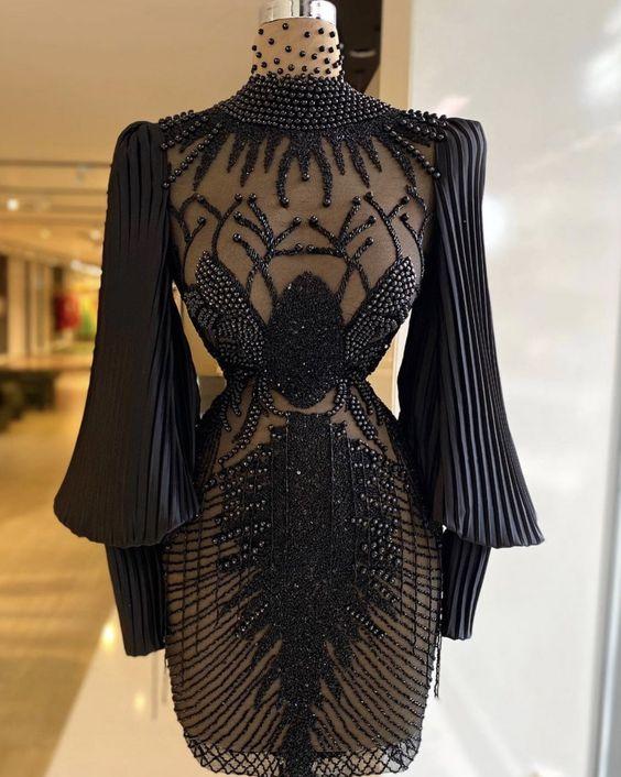مدل لباس مجلسی 2021 مدل لباس مجلسی دخترانه کوتاه مشکی
