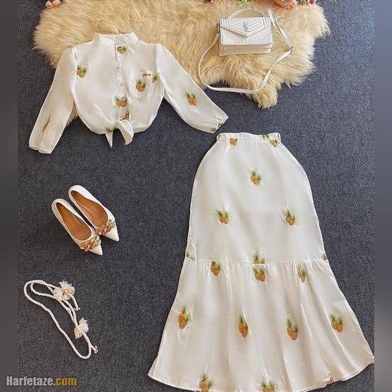 مدل لباس مجلسی حریر بسیار شیک زنانه 2022