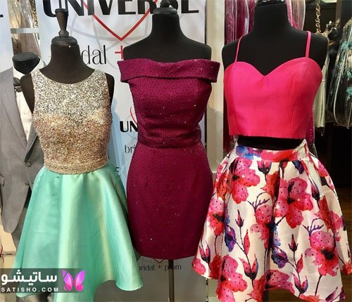 تصاویر مدل لباس مجلسی کوتاه دو تیکه تصاویر مدل لباس مجلسی کوتاه دو تیکه