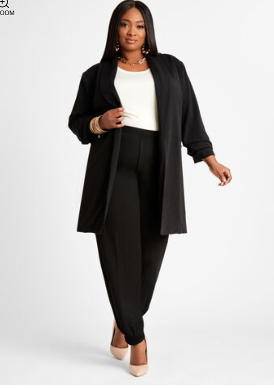 مدل کت و شلوار مجلسی زنانه سایز بزرگ