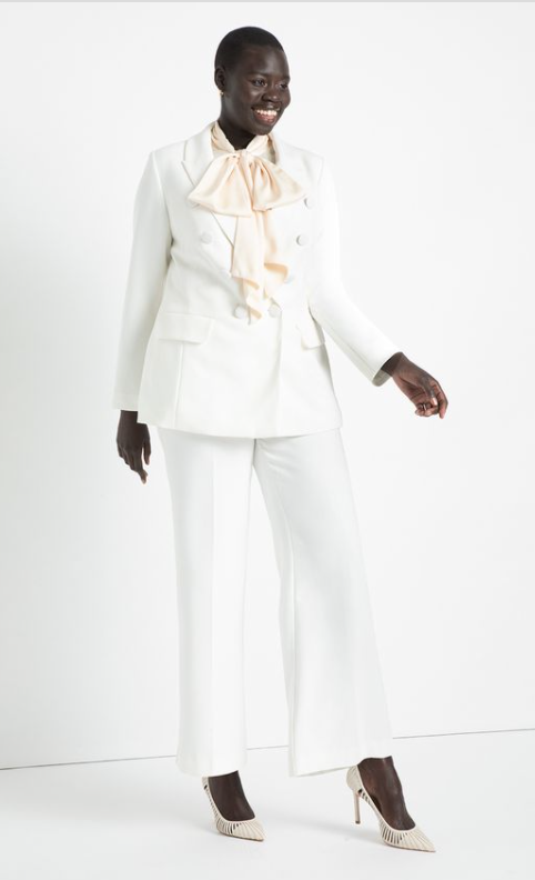 مدل کت شلوار مجلسی زنانه سایز بزرگ