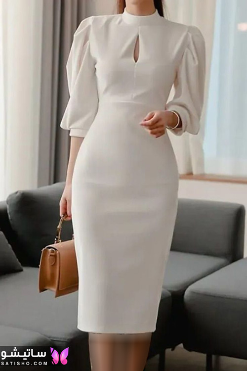 مدل لباس مجلسی کوتاه  مدل لباس مجلسی زنانه کوتاه پوشیده