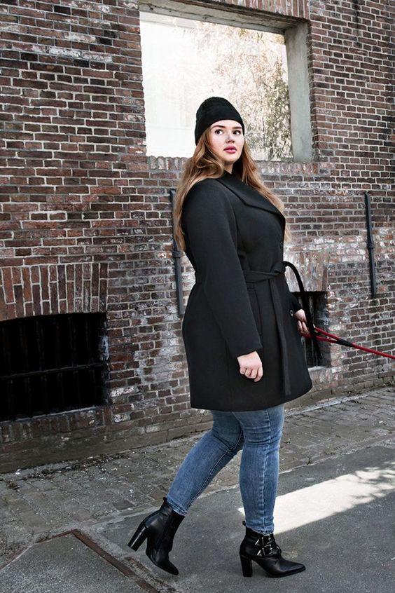 پالتو ساده زنانه سایز بزرگ شیک و جدید 