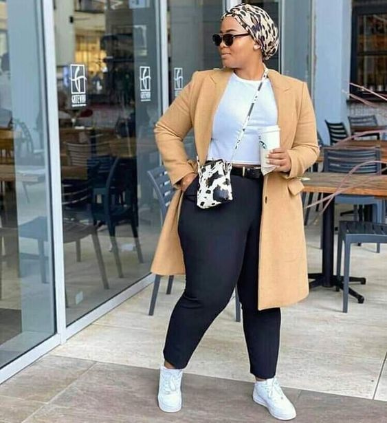 پالتو زنانه شیک و ساده برای خانم های چاق و مدل جدید 