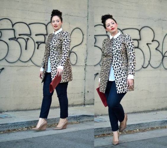 پالتو زنانه مناسب افراد چاق طرحدار و جدید