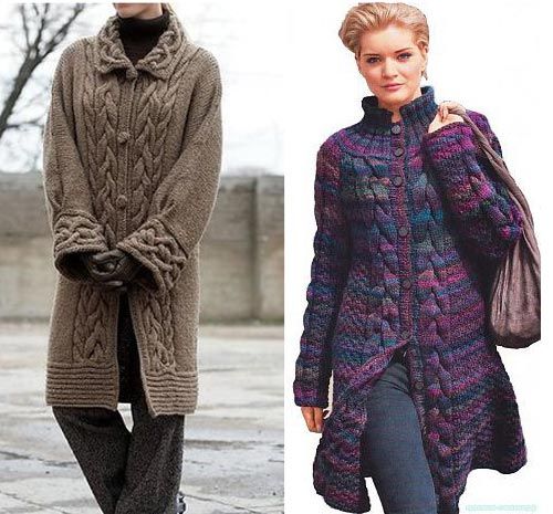 مانتو بافت با ماشین بافندگی شیک