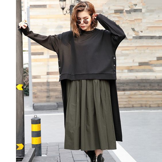 مانتو دخترانه شیک جلو بسته برای پاییز 