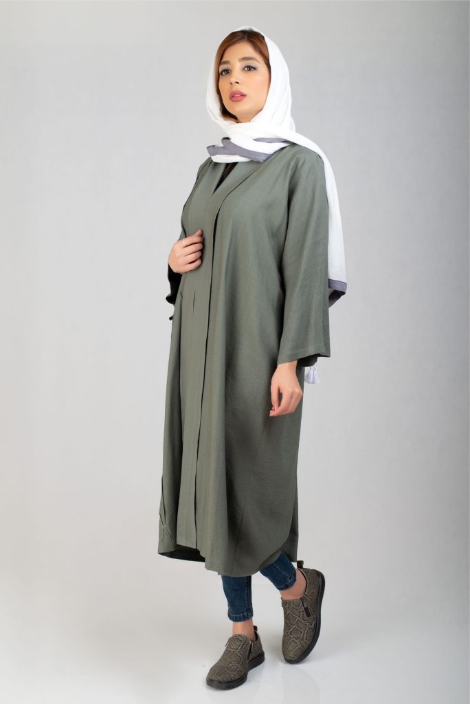 مدل مانتو نخی استین کیمونو