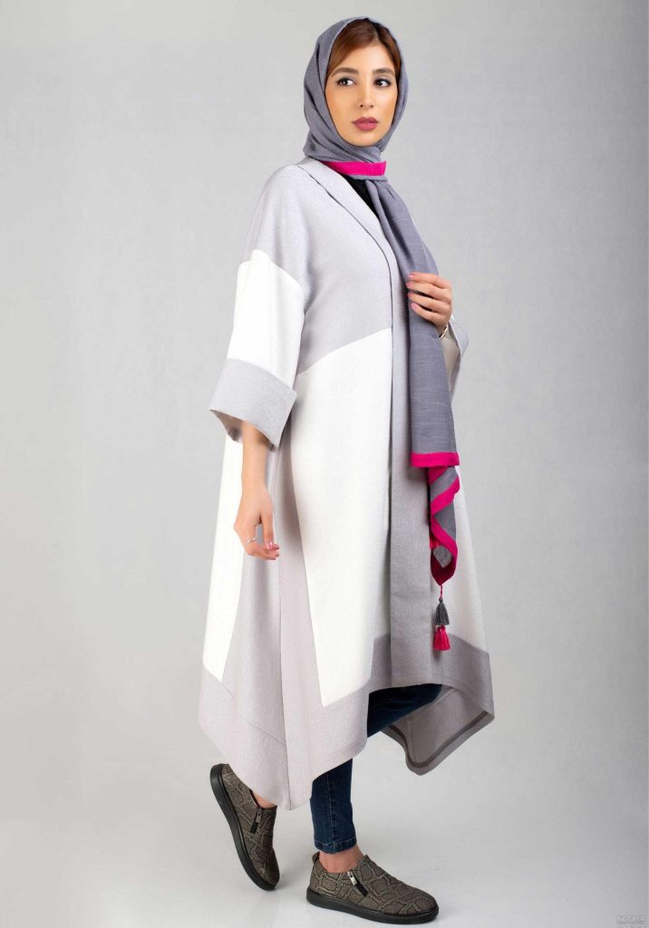 مدل مانتو نخی استین کیمونو