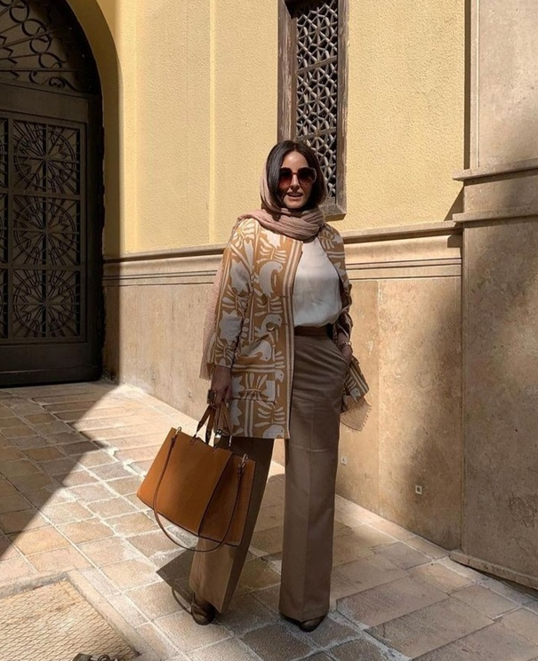 مانتو متی جدید شیری رنگ جذاب تابستانه