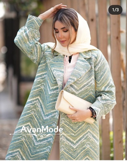 مانتو کتی خوش ایست با آستین مچی