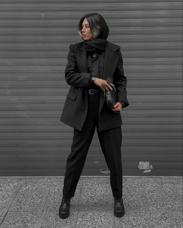 مانتو کتی خوش دوخت به همراه شلوار