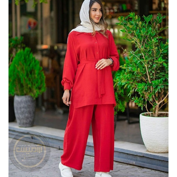 ست مانتو شلوار ابروبادی زیبا و بسیار شیک