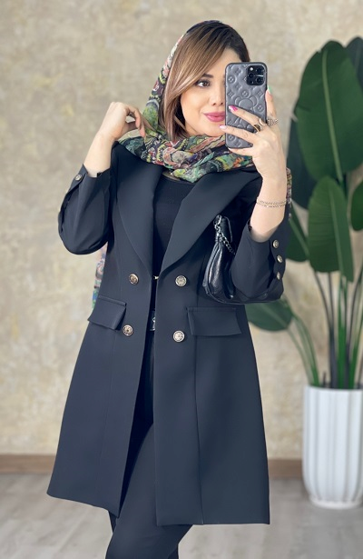 مدل مانتو کتی بلند و رسمی