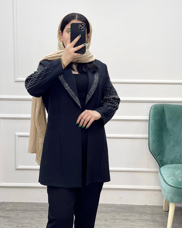 مدل مانتو نگینی طرح کتی جدید و زیبا