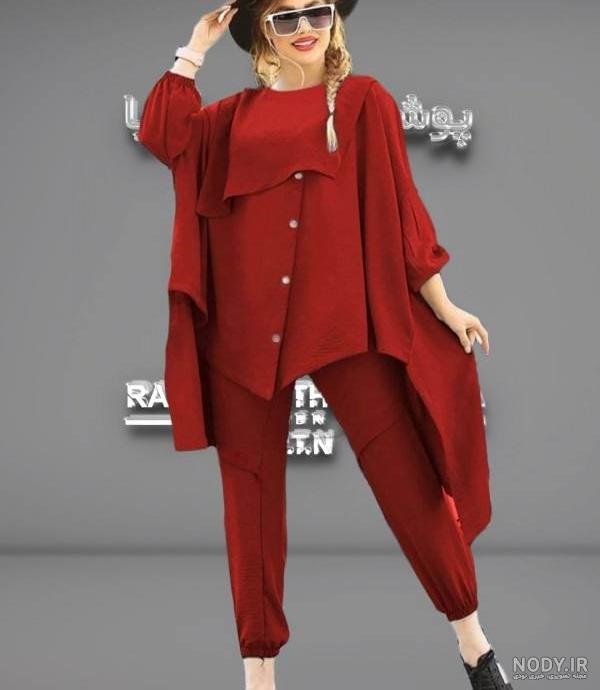 ست مانتو شلوار ابروبادی طرح جدید