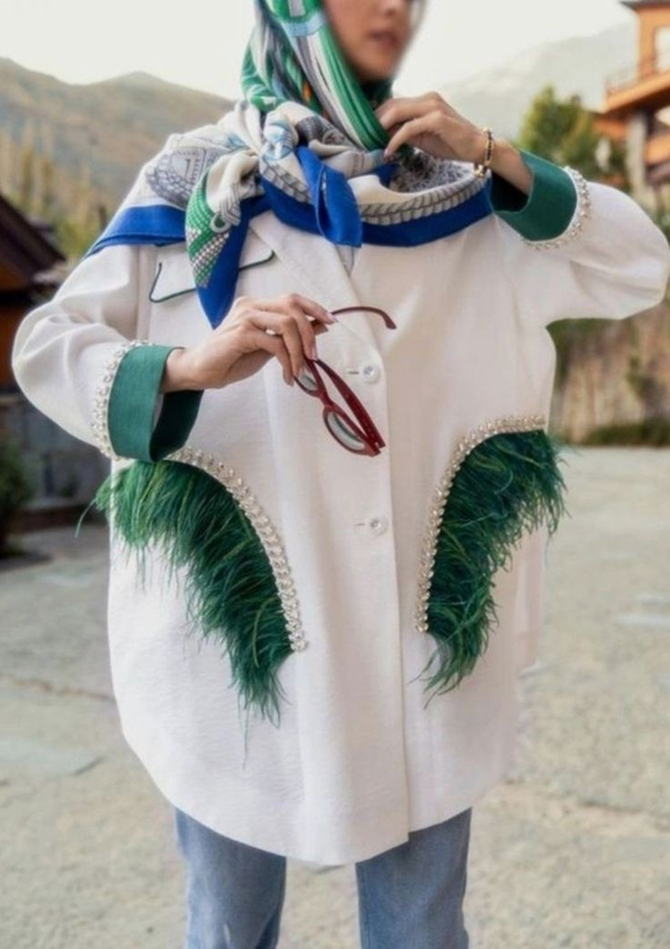 مانتو کتی سفید جدیدشیک و دخترانه 1402