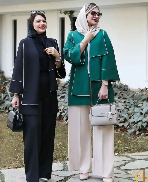 مانتو کوتاه کتی جذاب و رنگی