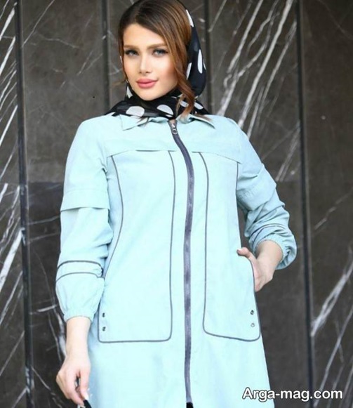مدل مانتو زیپ دار تابستانه 1402 
