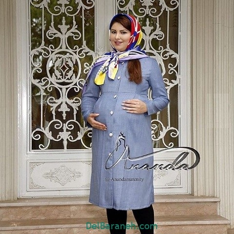 مانتوی مناسب اداره جات در زمان بارداری