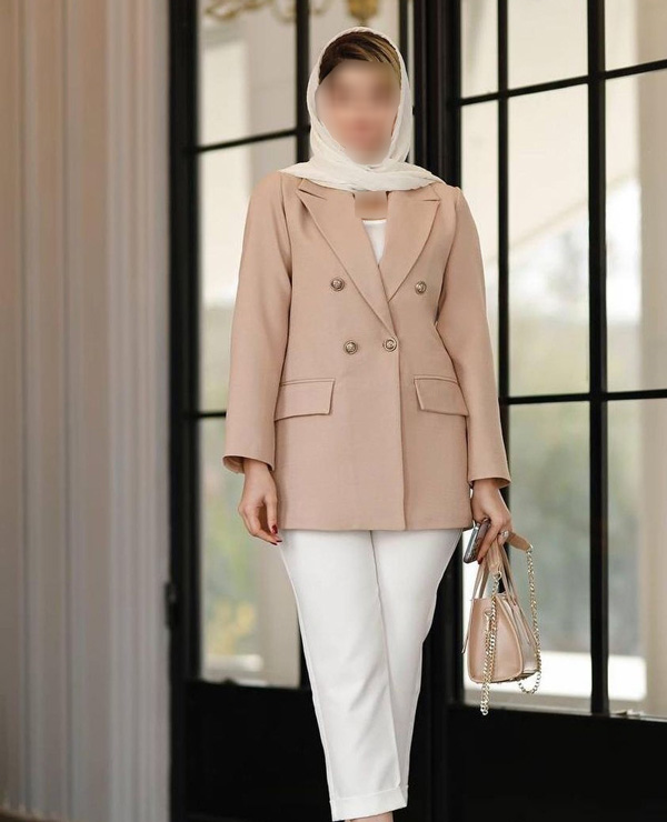 مانتو کتی طرح جدید با شانتون و رنگ زیبا