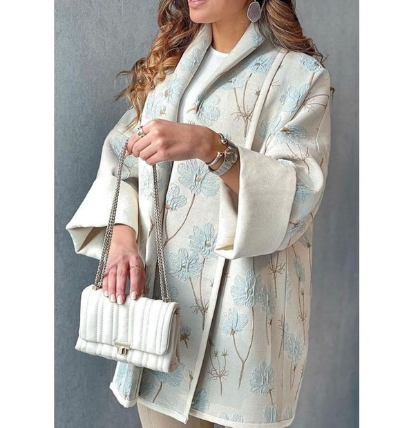 مانتو کتی طرح دار مناسب فصل بهار