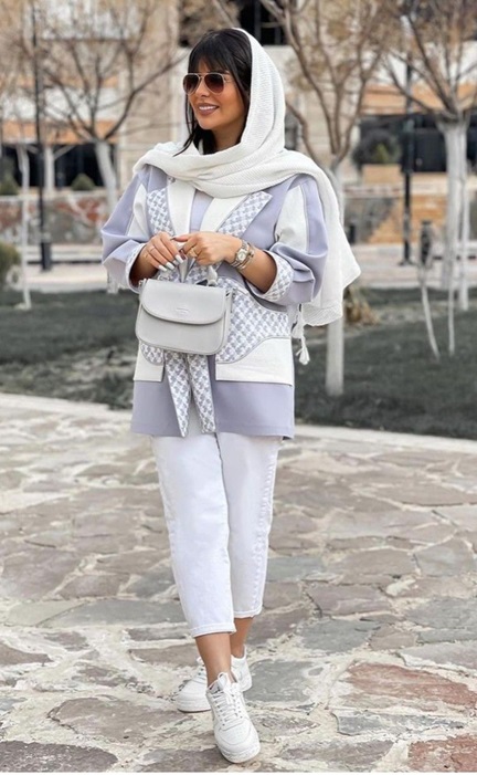 ژاکارد کتی طرح دار جذاب