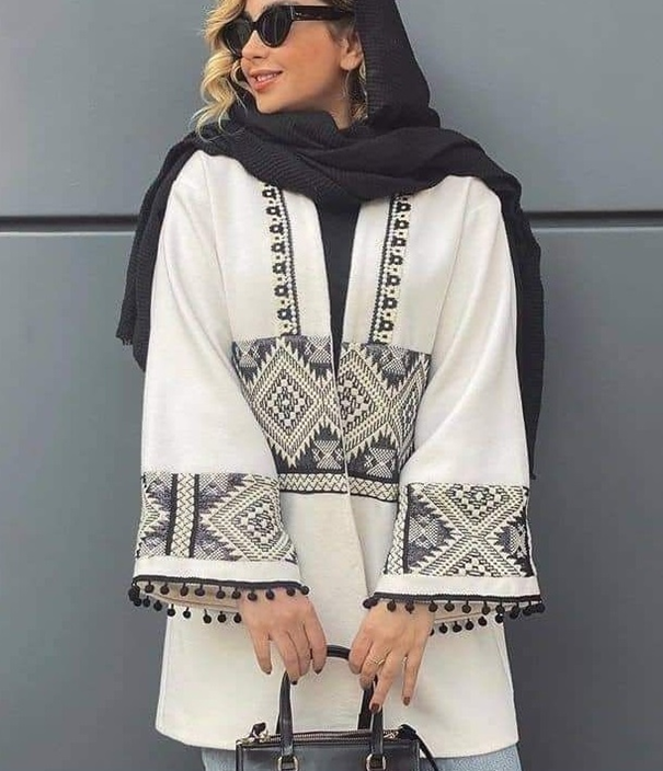 مانتو کتی سنتی طرحدار جدید و شیک زنانه
