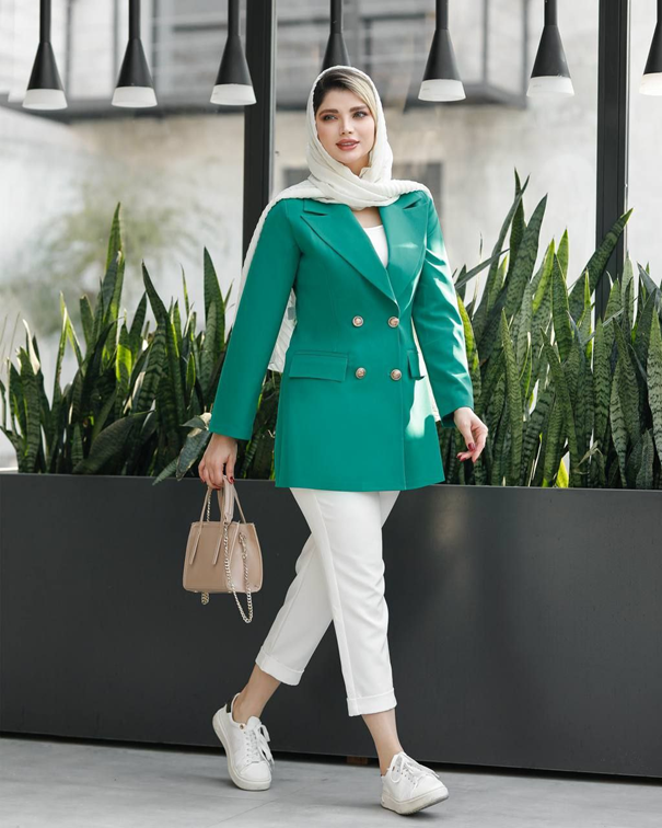 مدل مانتو کتی با شانتون بسیار جذاب