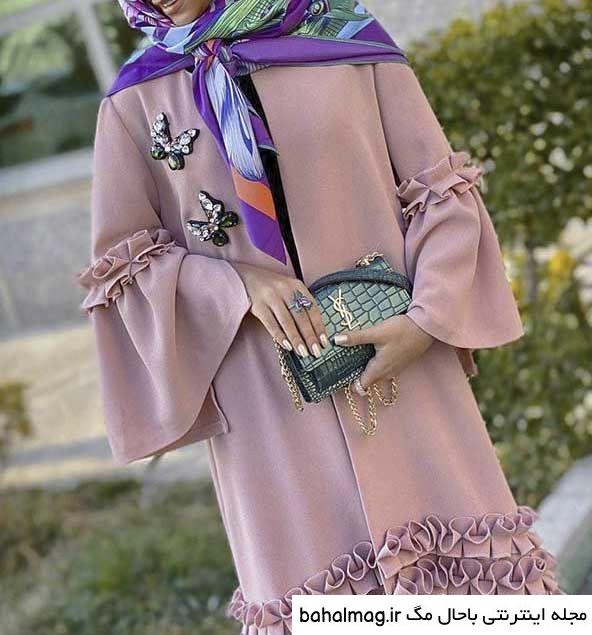 مانتو مجلسی بسیار شیک مزونی 