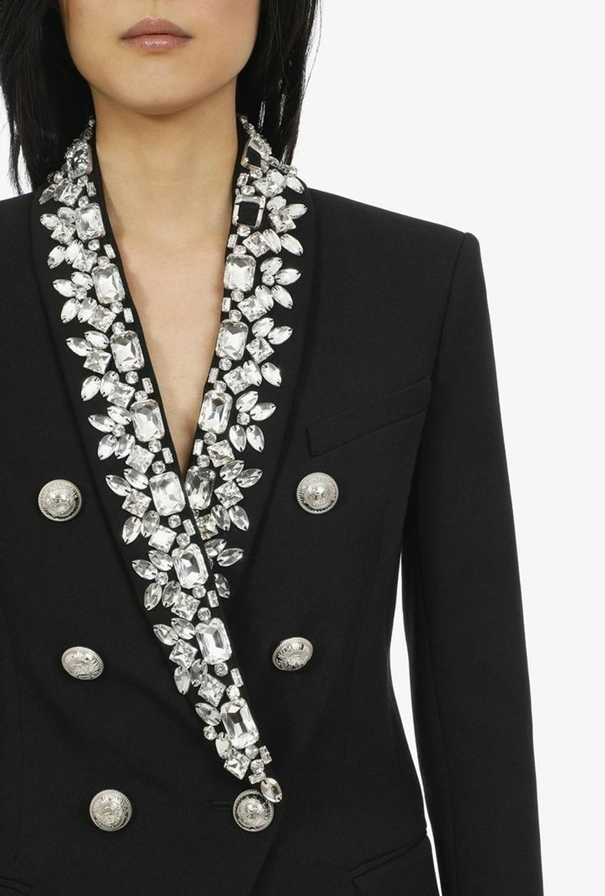 مانتو کتی با یقه نگین دار جدید