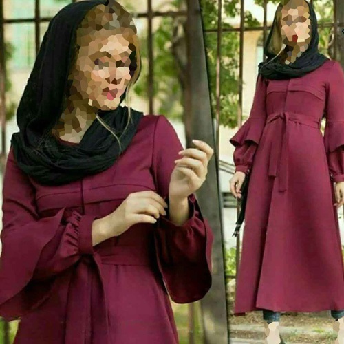 مانتو زنانه طرح جدید آستین کلوش زیبا 