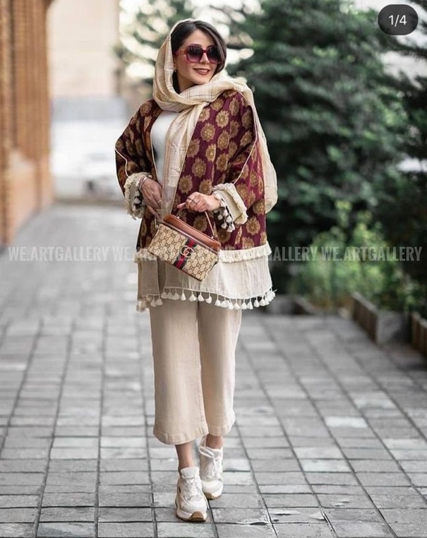 مانتو کتی جدید به سبک سنتی بسیار زیبا