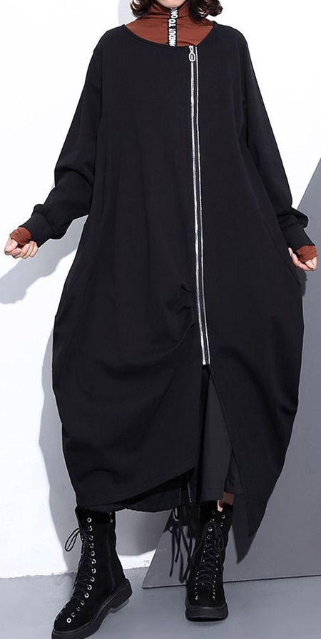 مانتو مزونی طرح جدید زیپ دار 