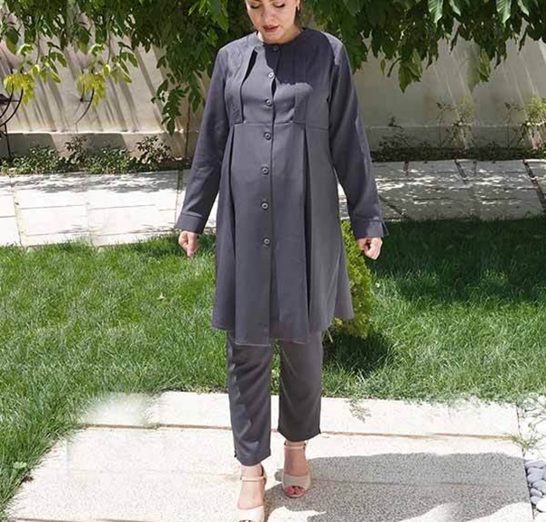 مدل مانتو اداری بارداری بسیار مناسب و ساده